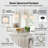 1 - Light Ribbed Frosted Glass Globe Pendant Light-73764690