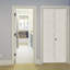 Primed 5 Panel Shaker Bi-Fold Door-46546418