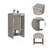 Westbury 1-Shelf Freestanding Vanity Cabinet Light Gray-1040949917