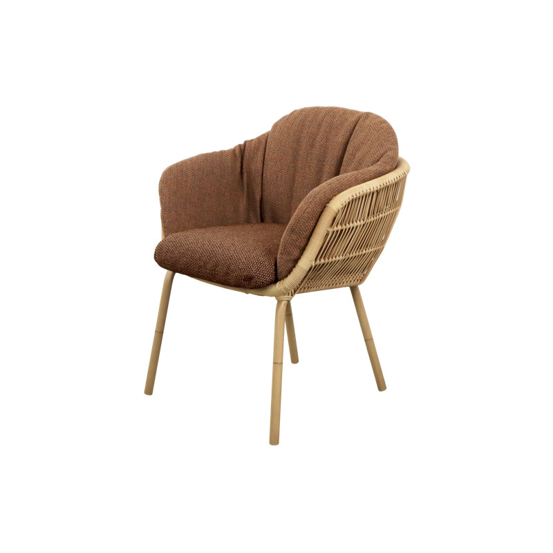 Stay Chair W/4 Legs, Stackable, Umber Brown