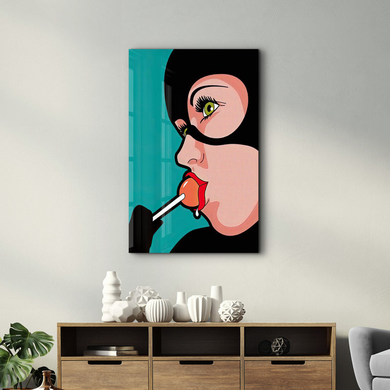 Peinture décorative en verre trempé