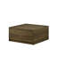 Table basse carrée avec 2 tiroirs 31,5 "Travon