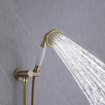 Système de douche complet avec valve brute