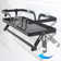 Wall-mounted paper towel holder with shelf and 4 hooks