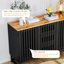 Armoire d'appoint avec 3 tiroirs, 4 tablettes et pieds en métal