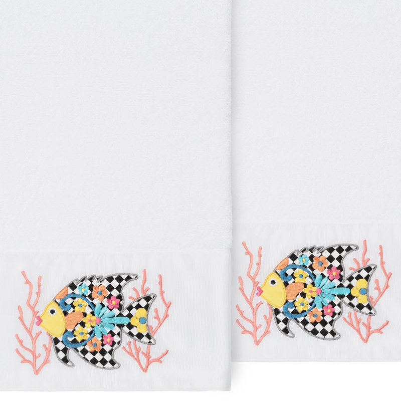 FELIZ Midweight Bath Towel, White