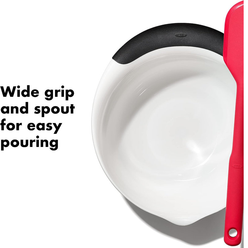 Good Grips 3-Piece Mixing Bowl Set, Black