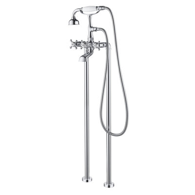 SevenFalls Floor Tub Spout with Diverter