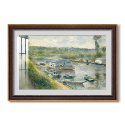Bateau-lavoir à Bas-Meudon, vers 1874 - Pierre-Auguste Renoir - Estampe encadrée sur mesure