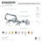 Kingston Brass Kingston Double-Handle 2-Hole Wall-Mount Bridge Kitchen Faucet-28304923