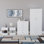 Tayce 4 Piece Bedroom Set (1 Drawer Bedside Chest X2, 5 Drawer Chest, 2 Door 2 Drawer Wardrobe)