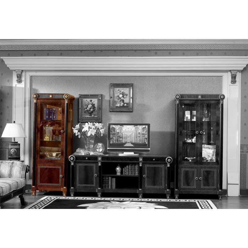Empire Solid Wood Lighted China Cabinet