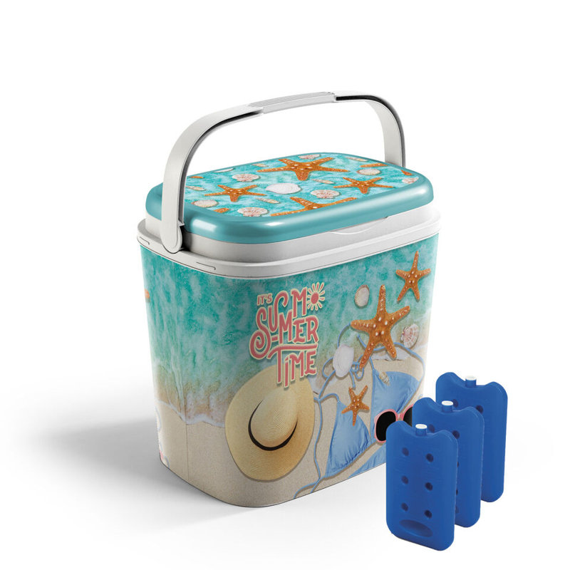 Manns House Of Hampton 28.5306L Ice Chest in Summer Beach