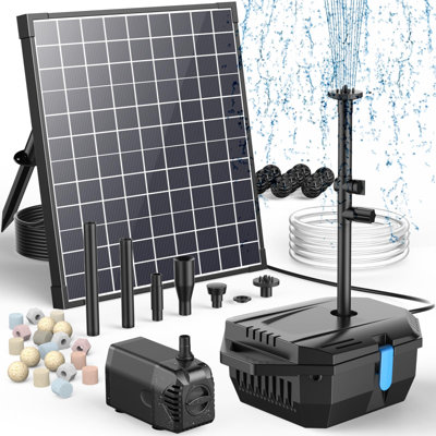 Filtre solaire pour bassin avec pompe de fontaine