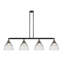 Luminaire suspendu linéaire à 4 lumières pour îlot de cuisine Tallulah-2003645739-2010461935