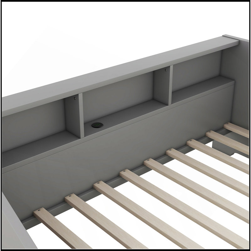 Lit de jour polyvalent avec conception extensible, fabrication robuste et station de charge pour une utilisation pratique