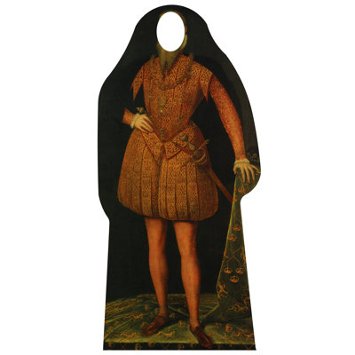 Accroche en carton tudor man