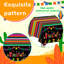 Mexican Fiesta Party Supplies, 3pcs Mexican Fiesta Tablecloths Set