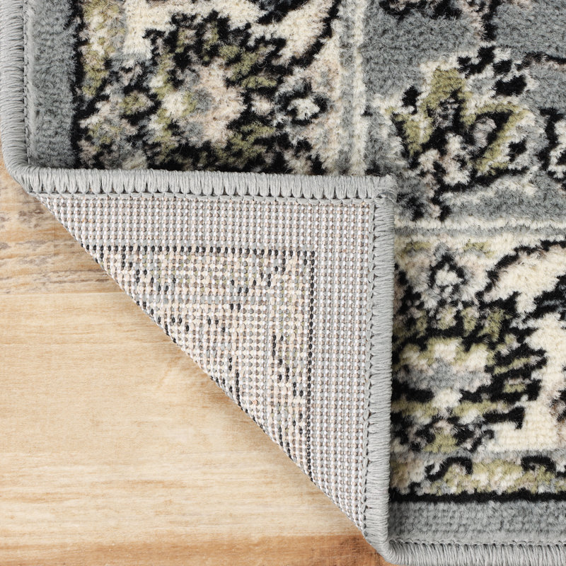  Tapis d'intérieur à volutes 100% polypropylène Aalin, Rectangle 8 pi x 10 pi