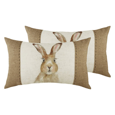 White Rectangular Cushion