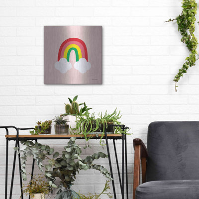 «Bright Rainbow II» par Ann Kelle Designs, art mural en métal