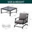 Oceanside 4 - Person Patio Conversation Set with Cushions
