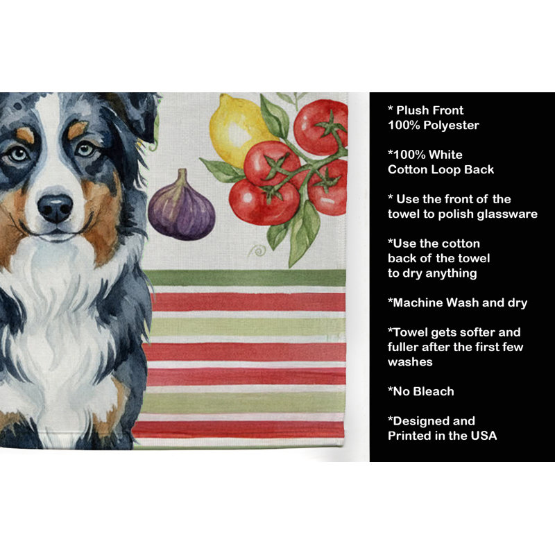 Torchon noir de style berger australien, Black Australian Shepherd