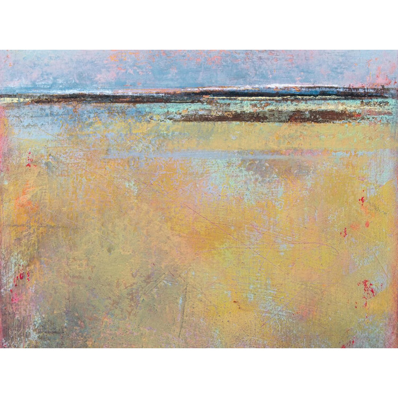 «Morning Gallery» par Victoria Primicias - Peinture, 16" H x 20" W, Papier avec cadre noir