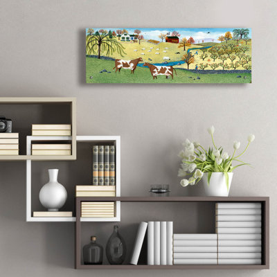Willow Tree Farm' by Susan Henke Fine Art, Acrylic Glass Wall Art