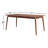 Dakota Acacia Solid Wood Top Dining Table