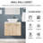 23.67'' Single Bathroom Vanity with Ceramic Top