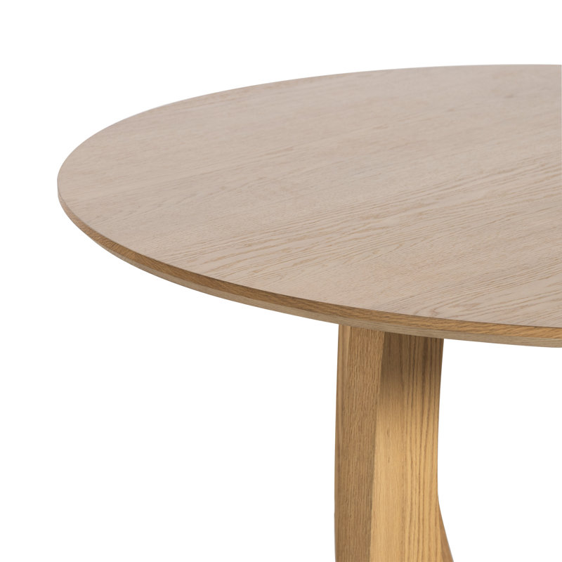 Table de salle à manger 30 "H, H 30 po x L 59 po x l 59 po, Bois naturel