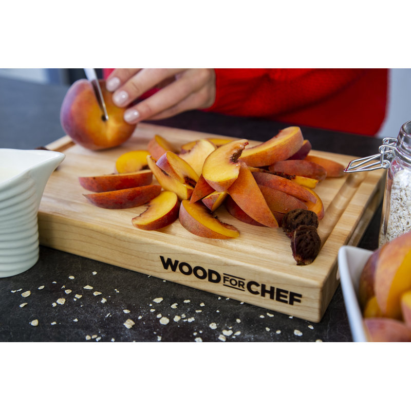 Bloc de boucher WoodForChef Classic, l 16 po x L 20 po