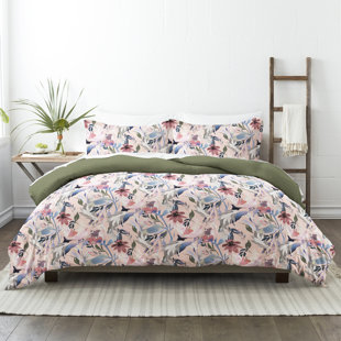 Made Supply Co. Baffle Box Stitch Floral Comforter