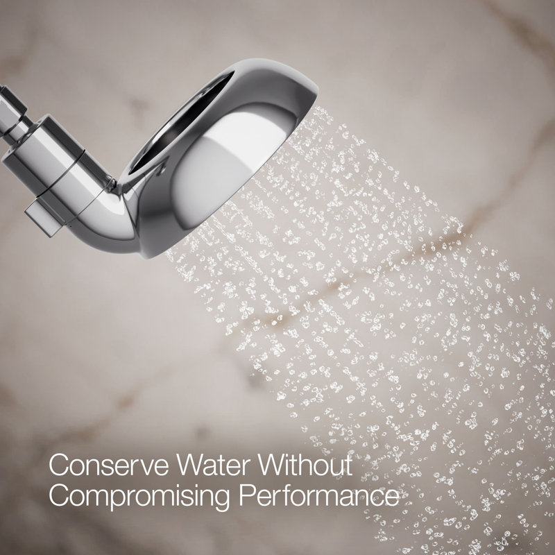 Statement Ves Single-Function Showerhead 1.5 Gpm, Polished Chrome