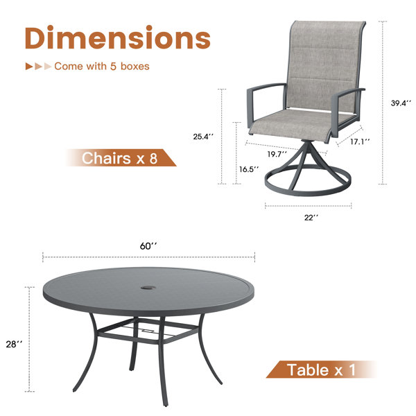 Dimensions du produit