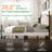 Lark Manor Upholstered Bed Frame With 51.2" Tall Headboard, Metal Four Poster/LED/Easy Assembly-1656698084-1657151438