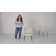 Ayjai Upholstered Full Back Side Chair in Gray