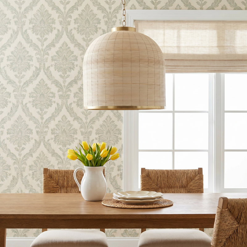 Keya 1 - Light Brass Dome Pendant