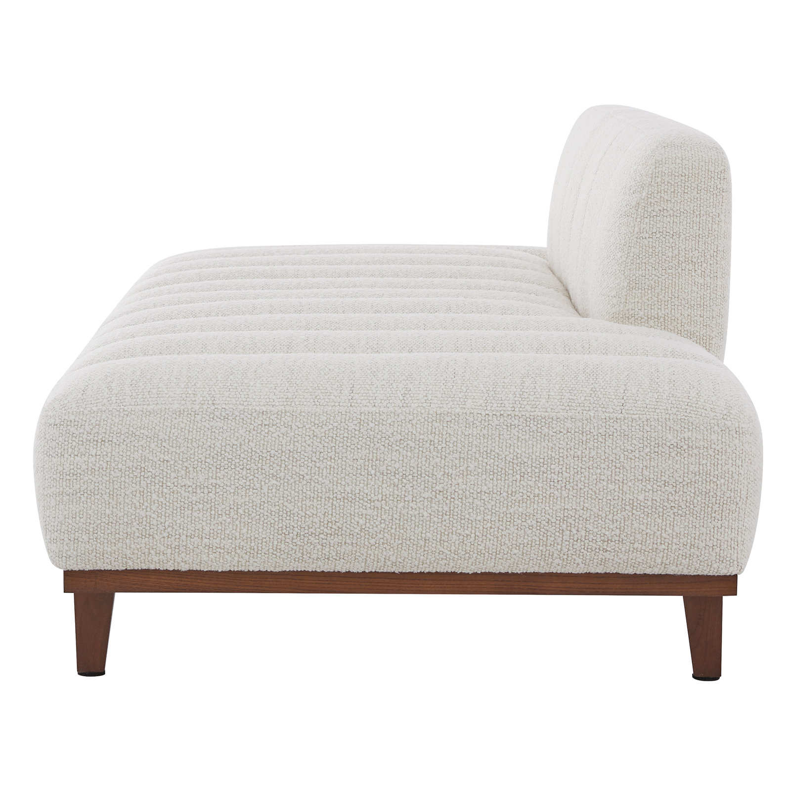 Novi Chaise Lounge, Merino Pearl Performance Tweed