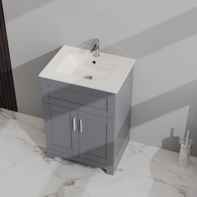 Armoire de buanderie 24 "pour lavabo de salle de bain