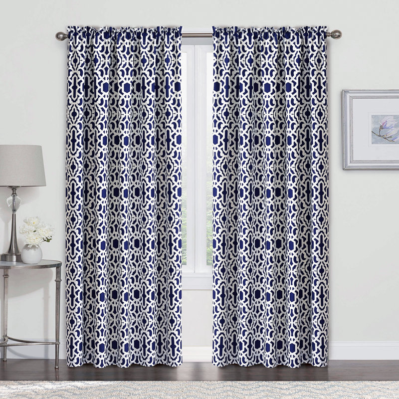 Semi Sheer Curtain Pair