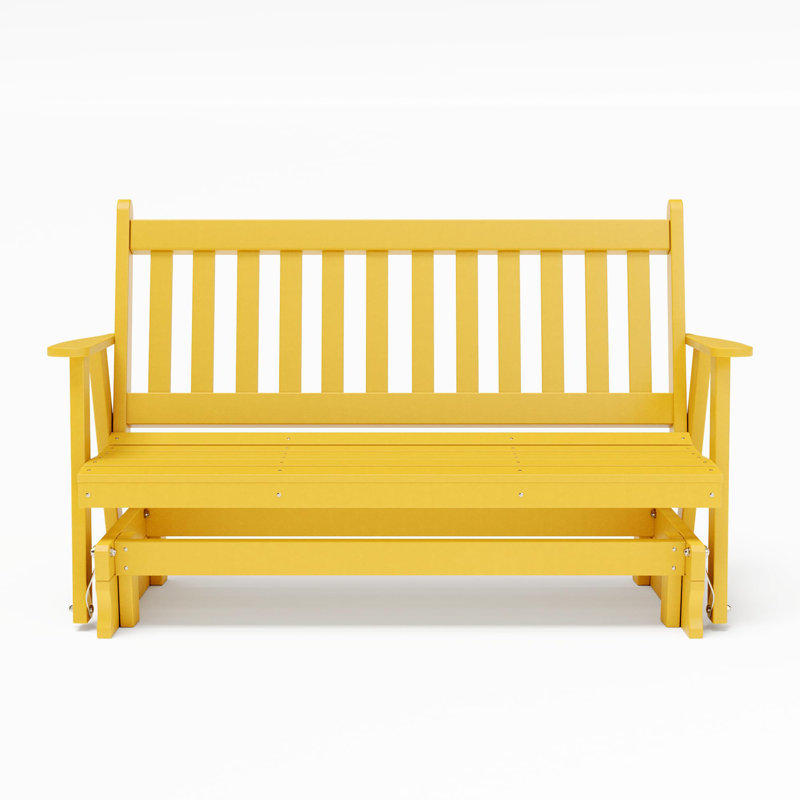 Fauteuil coulissant Weber, Jaune citron