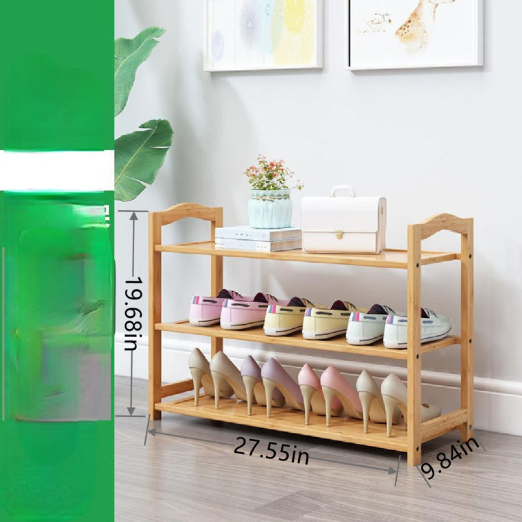 Rebrilliant 12 Pair Shoe Rack