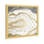 «Gold and Grey Abstract Geode» par Oliver Gal - reproduction-68786695-68786702