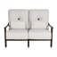Coco Cushioned Loveseat w/Two Accent Pillows