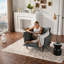 Fauteuil d'appoint simple en chenille de style moderne