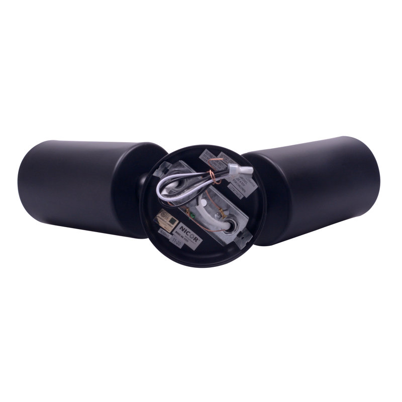Black Double Cylinder Adjustable Security Flood Light