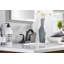 Robinet de lavabo de salle de bain central à deux poignées Kree Arc avec ensemble de drain - Bronze huilé-92300302
