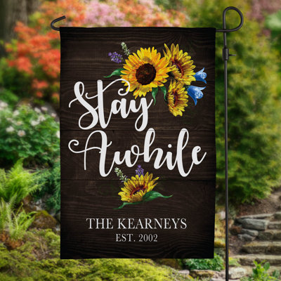 Fairoaks Double Sided 17.5'' H x 12'' W Polyester Garden Flag